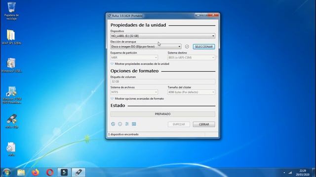 Pendrive con Windows 7 Montado con Rufus смотреть онлайн