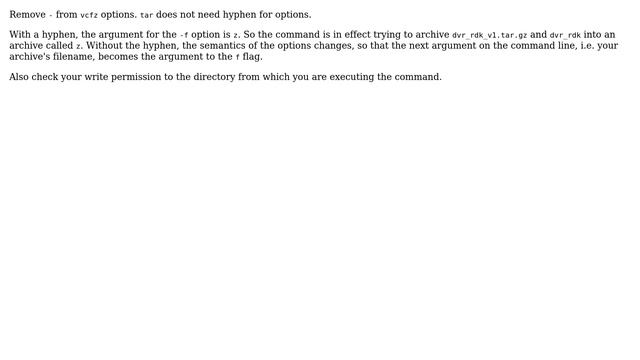 Unix & Linux: tar exits on "Cannot stat: No such file of directory", why? (3 Solutions!!) смотреть онлайн