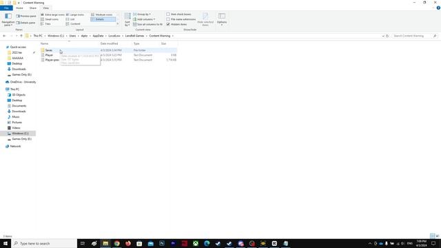 Where to Find Content Warning Game Save File Location in Windows 10 PC смотреть онлайн