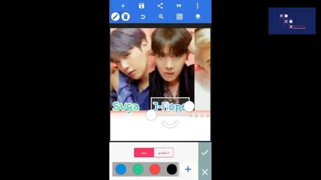 HOW TO MAKE Color Coded Layout on ANDROID [BTS (7 members ver.) | xoxoxantzu смотреть онлайн