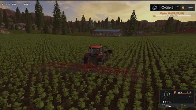 Стрим #92 по Farming Simulator 17 . Американская мечта. American dream. смотреть онлайн