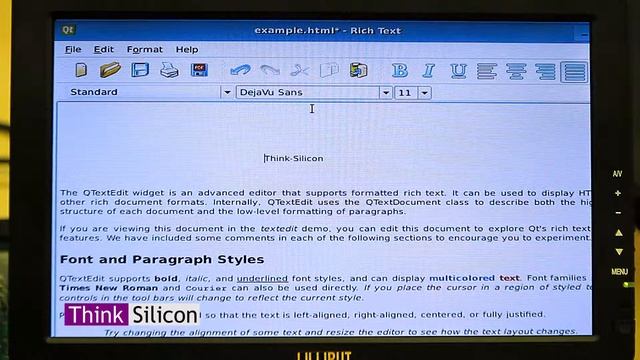 Qt demos running on Think25D Graphics Accelerator смотреть онлайн