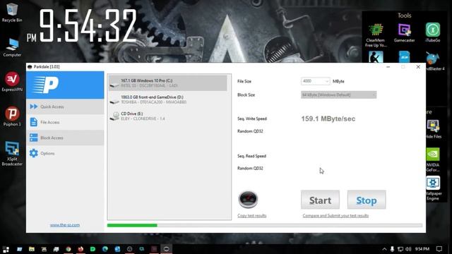 Parkdale -Disk SpeedTest смотреть онлайн
