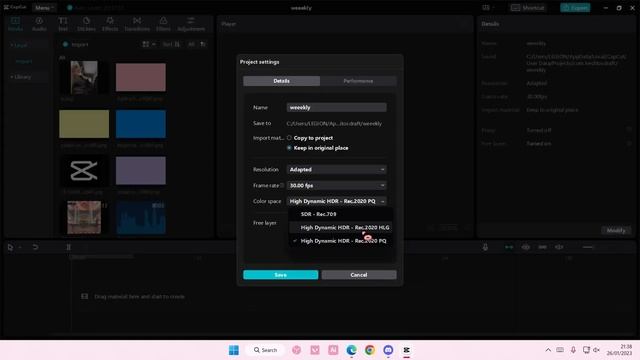 How To Change Frame Rate And Color Space On CapCut PC NEW UPDATE February 2023 смотреть онлайн