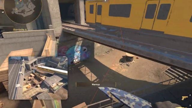 CS2 Overpass Monster Smoke from CT Spawn смотреть онлайн
