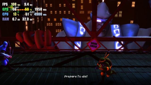 Xenia Master 87442b10 | TMNT Turtles in Time Re-Shelled | Xbox 360 Emulator HD Gameplay смотреть онлайн