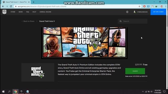 GTA V ONLINE FREE ($0.00) | Epic Games | Windows смотреть онлайн