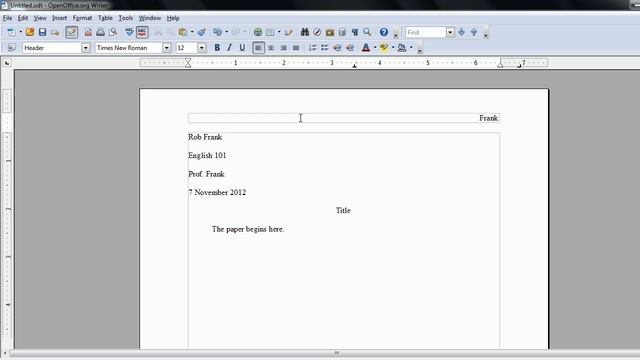 MLA Format Open Office for OpenOffice 3.4 смотреть онлайн
