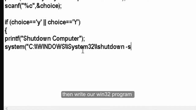 Write Windows fast shutdown Prgram in C\C++ смотреть онлайн