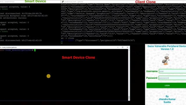 Bluetooth LE Hacking - Man-in-the-Middle Attack Using Gattacker смотреть онлайн