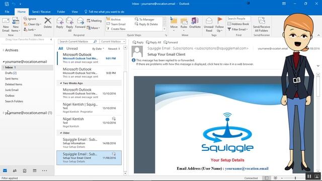 Outlook 2016 Setup in Windows 10 (Part 2) смотреть онлайн