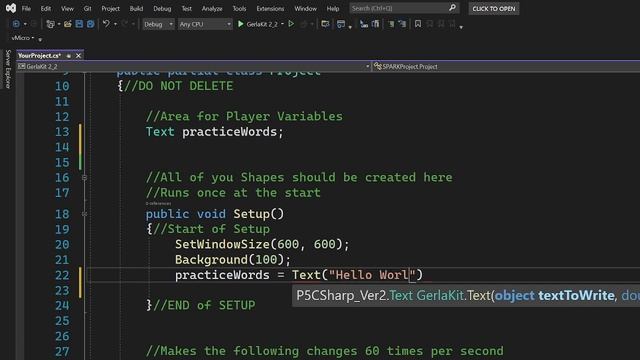 Write Text on Screen (C#) смотреть онлайн