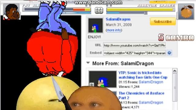 TMS Mugen Battle #10 - Fat Albert vs Annoying Orange смотреть онлайн