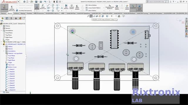 Designing XR2206 Function Generator Case Solidworks Ep7 смотреть онлайн