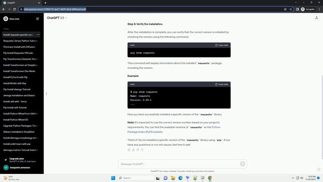 pip install requests specific version смотреть онлайн