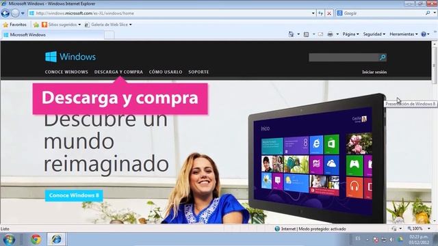 Cómo descargar e instalar Internet Explorer 9 смотреть онлайн