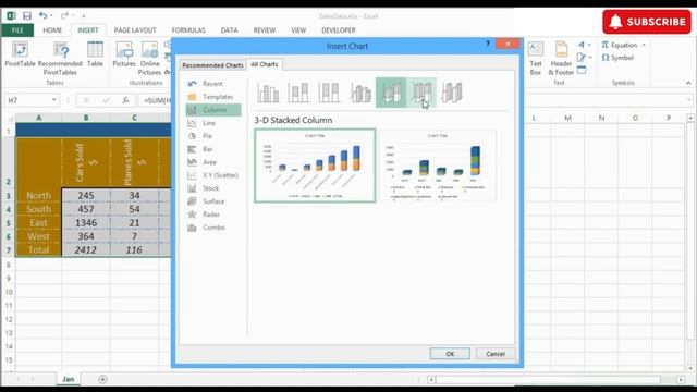 Microsoft Excel: Recommended And Quick Creation Charts смотреть онлайн