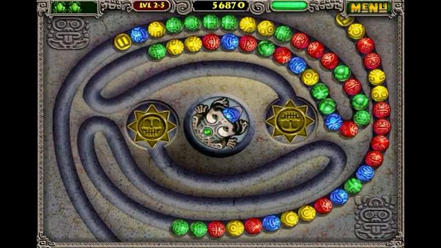 Let's Play. Zuma Deluxe смотреть онлайн