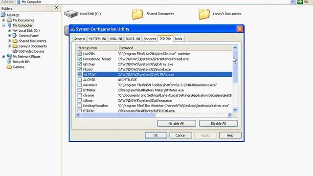 Howto Remove items on Startup With Windows XP смотреть онлайн