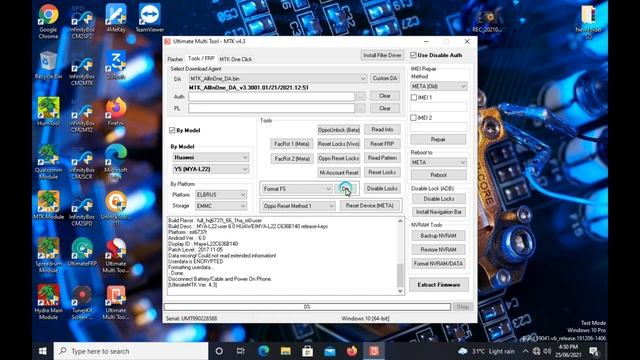 Huawei Y5 2017,, Passcode problem%%% Done Via $$UMT DONGLE [Ultimate Multi Tool- MTK Module]$$$ смотреть онлайн