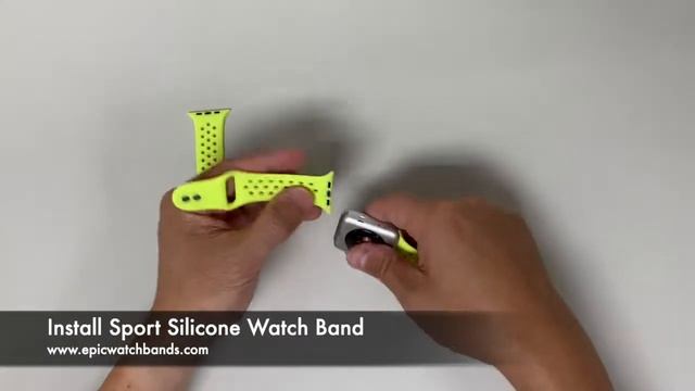 Silicone Watch Bands Installation - Sport Silicone Watch Bands for Apple Watch смотреть онлайн