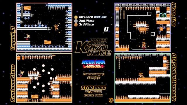 Star Bass | Blind Kaizo Race w/ Commentary | Mega Man Maker смотреть онлайн
