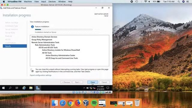 Installing ADDS Role in Windows Server 2019 смотреть онлайн
