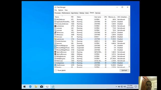 Administración de Procesos en Entorno Gráfico Windows 10 || ADMINISTRADOR DE TAREAS | ITLA смотреть онлайн