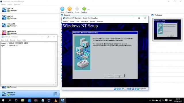 Install Windows 4.0 NT di Virtualbox смотреть онлайн