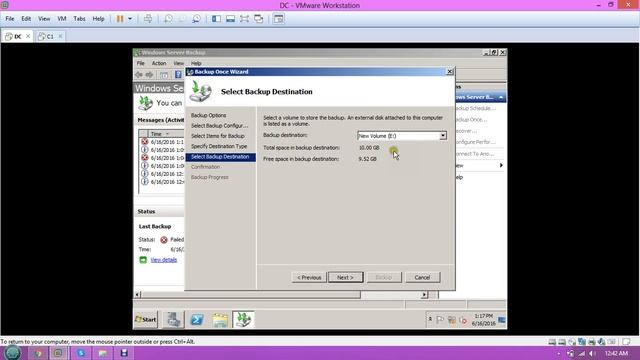 How to take the backup of server 2008 Lecture 49 Part 4 youtube смотреть онлайн