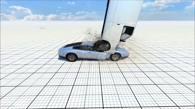 Quadra Car Kill in BeamNG Drive Alpha смотреть онлайн