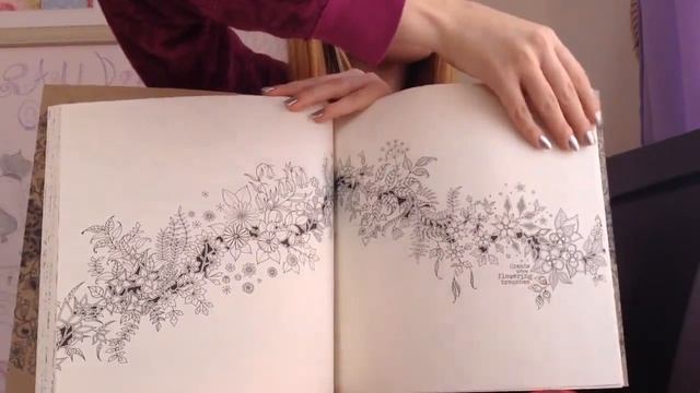 Secret Garden  Раскраска  обзор