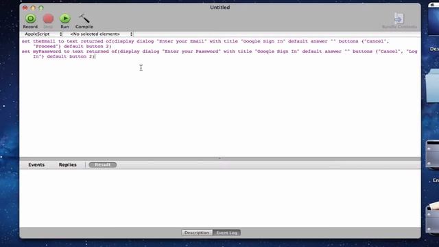 AppleScript Tutorial - Account Log In смотреть онлайн