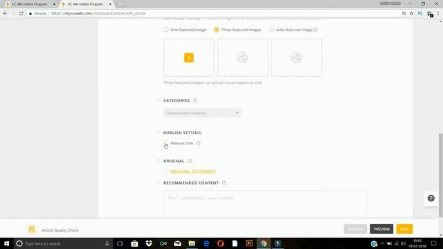 UC News Amazing New Update For Their Article Writer || We-Media New Update || 2018 || смотреть онлайн