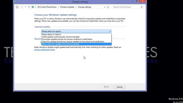 How To Change Windows 8 Update Settings смотреть онлайн