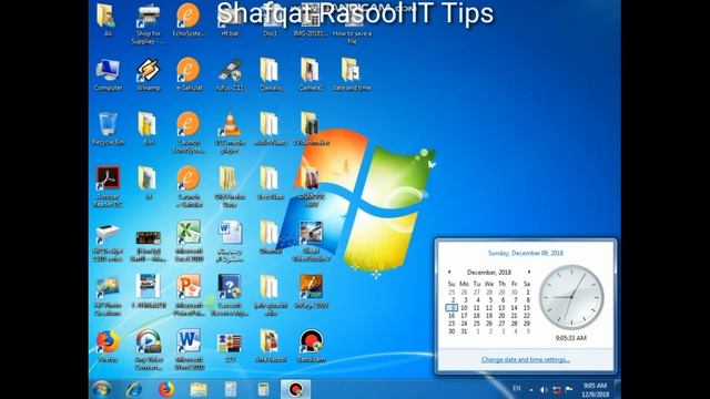 How to Set or correct System Date and time in windows 7, #ShafqatRasool смотреть онлайн