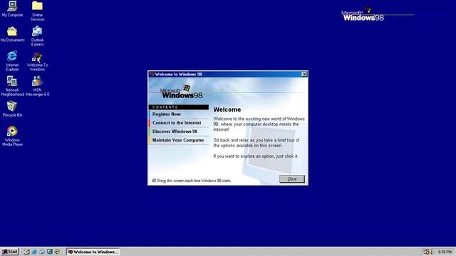 Windows 98 Welcome Music смотреть онлайн
