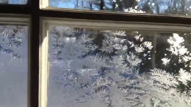 "Baby, It's Cold Outside" Icy window video смотреть онлайн