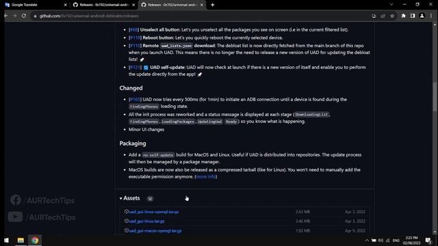Universal Android Debloater (UAD) Text Bug FIXED ✅✅ | AUR TechTips