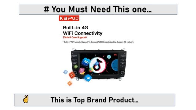 Kapud 8" Android 10 Car Multimedia Player Radio GPS For Mercedes Benz смотреть онлайн