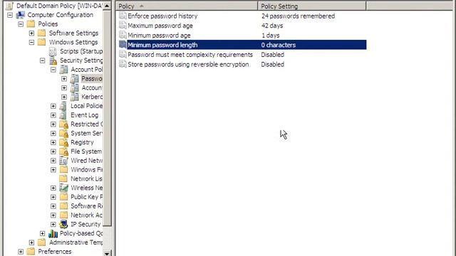 How to Disable complex password on windows 2008 смотреть онлайн