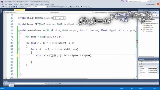 OpenCV Basics - 10 - 2D Gaussian смотреть онлайн