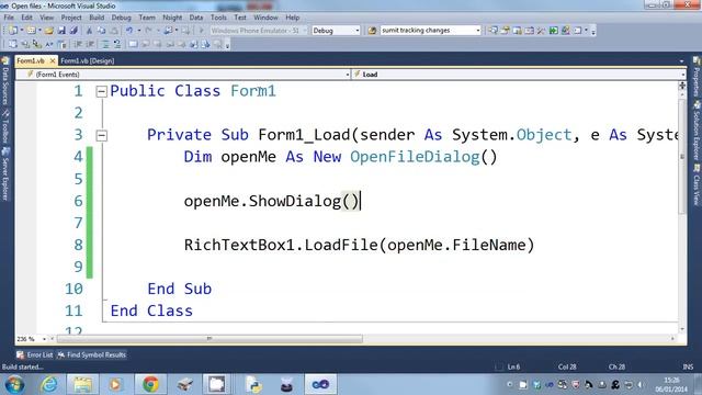 open file dialog to rich text box смотреть онлайн