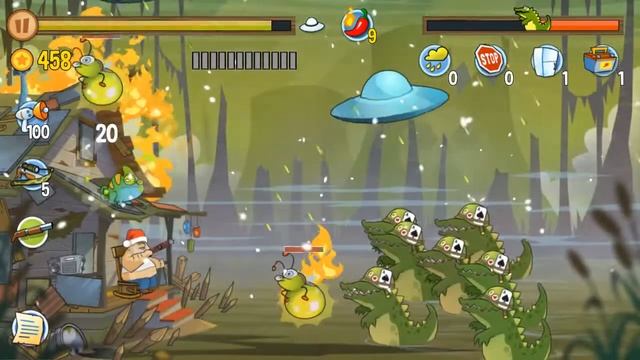 Swamp Attack - Episode 5. Level 5 Gameplay Android walkthrough смотреть онлайн