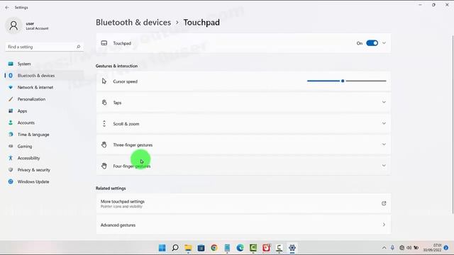 Windows 11 Home : How to set tap Touchpad with three fingers as Notification center смотреть онлайн