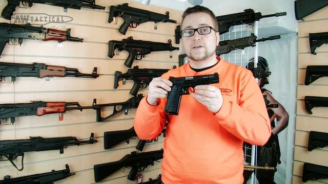 Страйкбольный пистолет KWC COLT1911 GSR NBB 280302