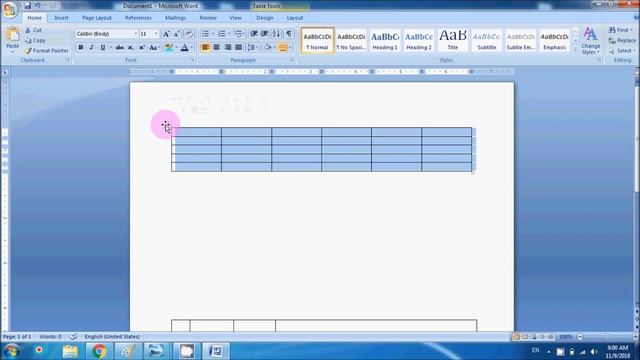Insert table in word | Table Creation in Word | MS WORD TABLE смотреть онлайн