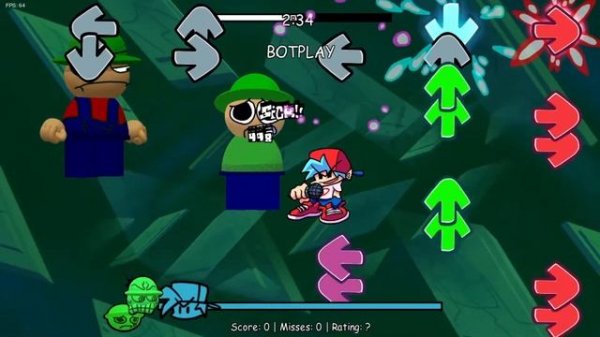 Friday Night Funkin' VS Dave and Bambi (Applecore) (FNF Mod)