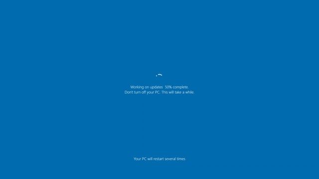 Windows 10 Update Fake Screen 1 Hour смотреть онлайн