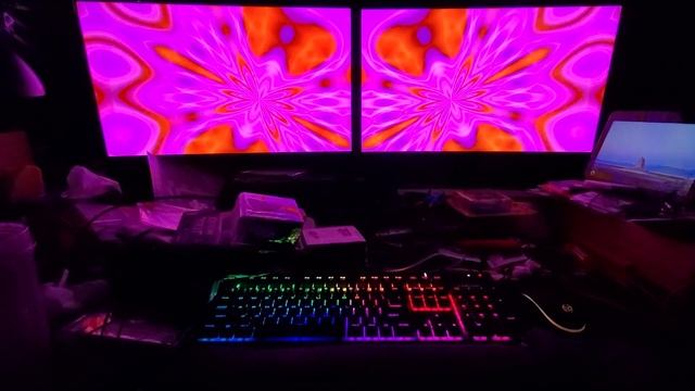psychedelic screen saver running on windows 11 смотреть онлайн
